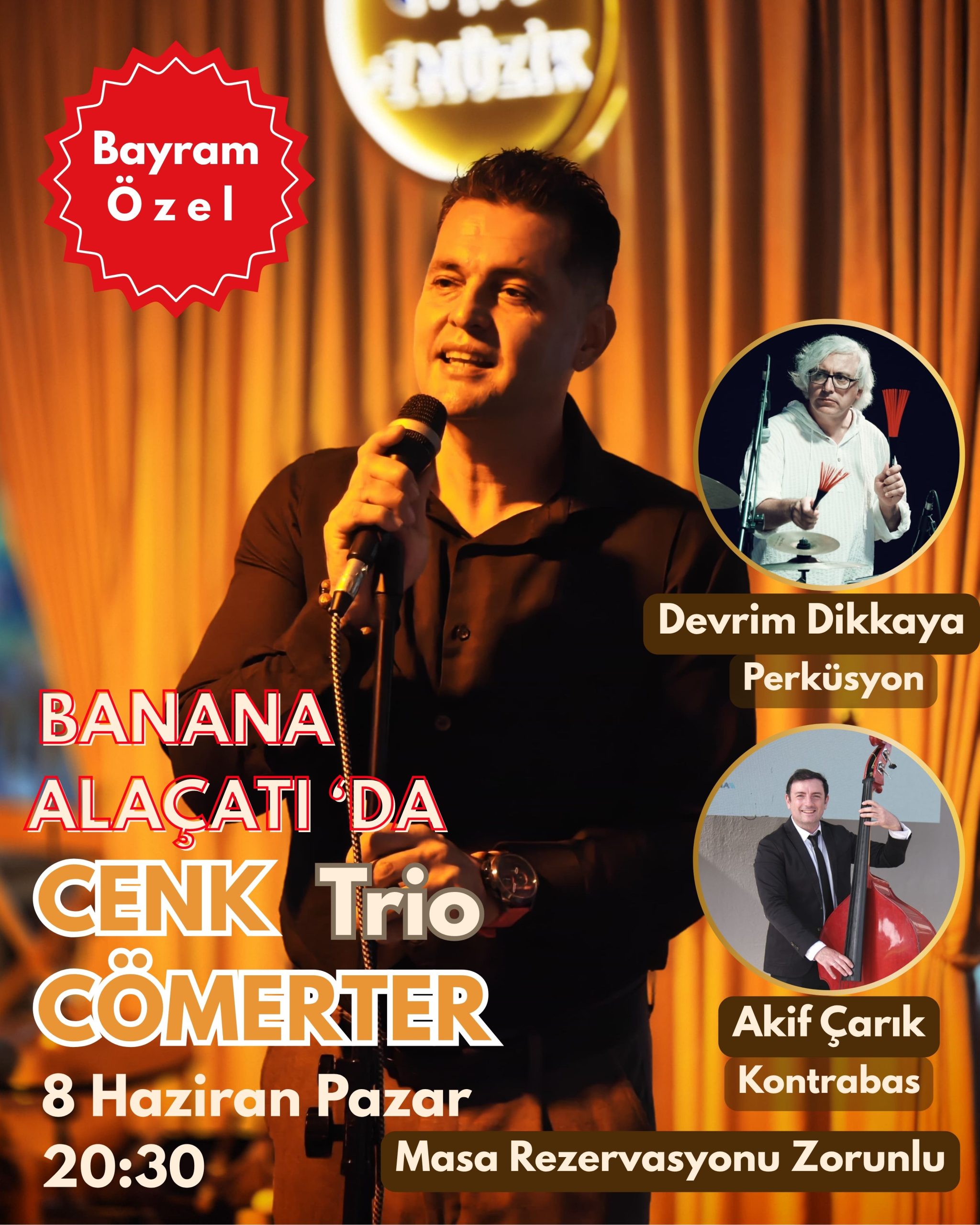 8 Haziran Cenk Cömerter - Canlı Müzik - Bayram Özel