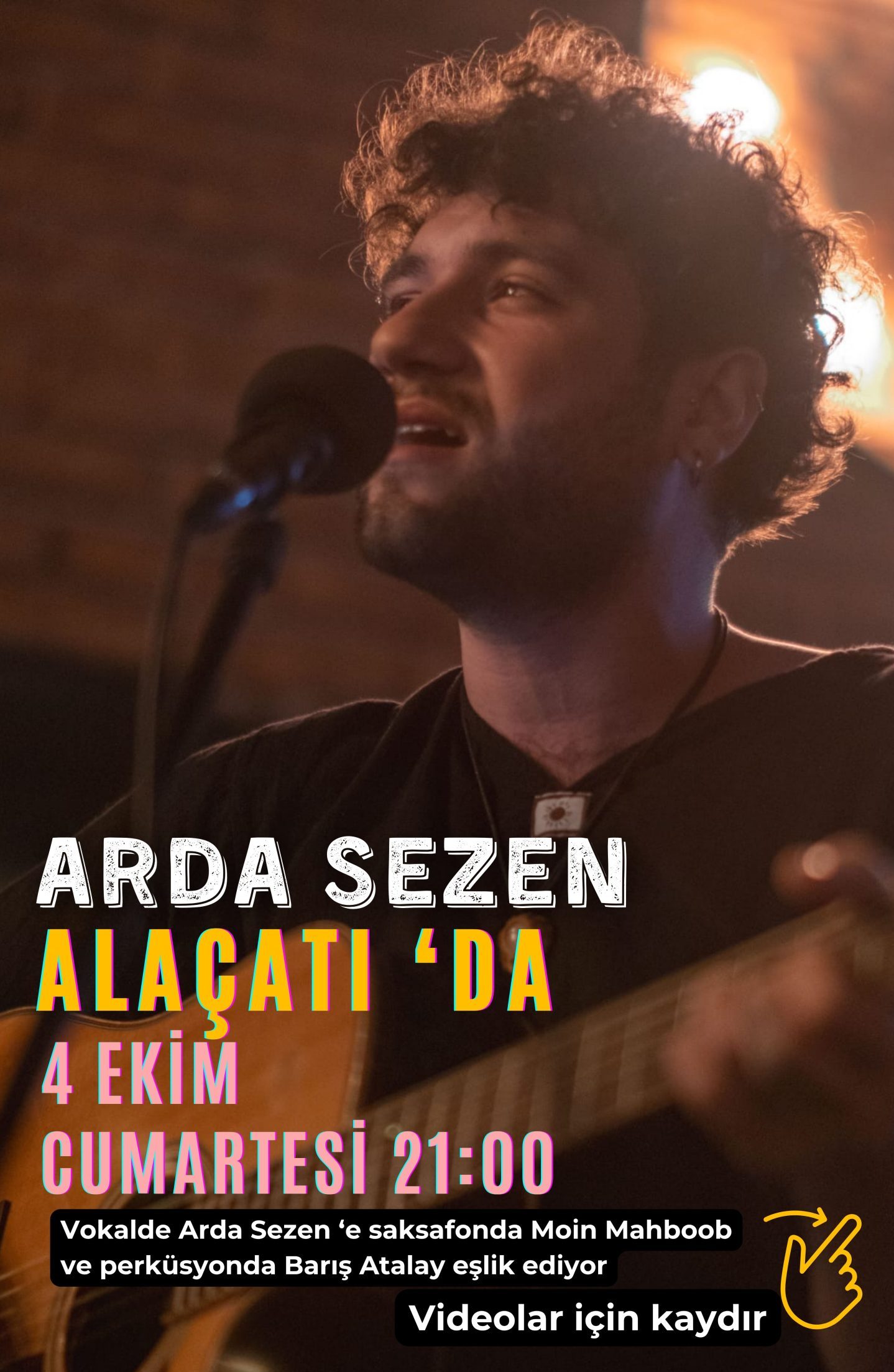 4 Ekim Cumartesi - Arda Sezen - Canlı Müzik